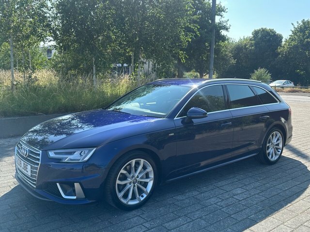 Audi A4 Avant Estate 2.0 Tfsi 40 Black Edition S Tronic Euro 6 Blue #8
