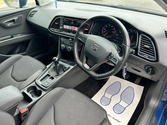 Seat Leon Ecotsi Fr Technology Hatchback Blue #2