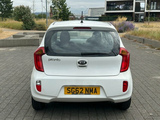 Kia Picanto 1 Hatchback White #4