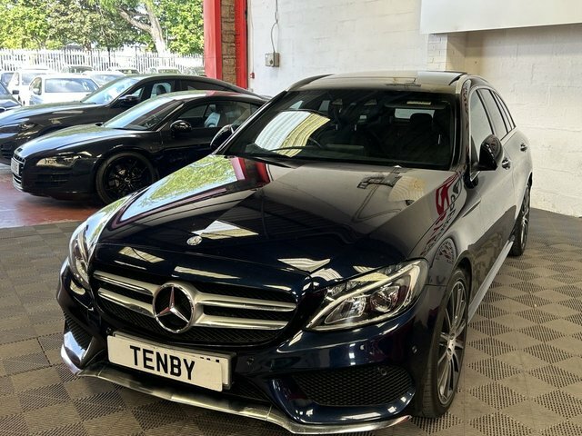 Mercedes-Benz C Class C250 D Amg Line Premium Blue #4