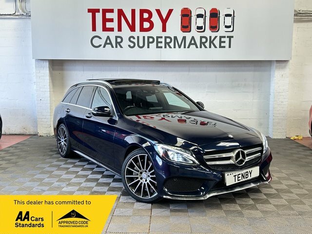 Mercedes-Benz C Class C250 D Amg Line Premium Blue
