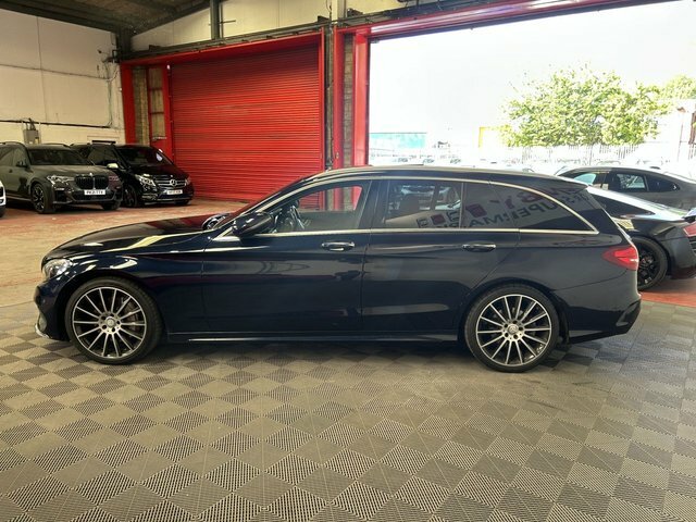 Mercedes-Benz C Class C250 D Amg Line Premium Blue #5