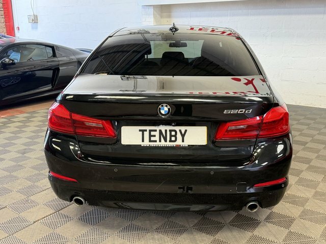 BMW 5 Series Automatic Black #5