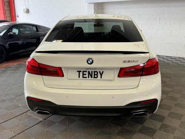 BMW 5 Series Automatic White #5