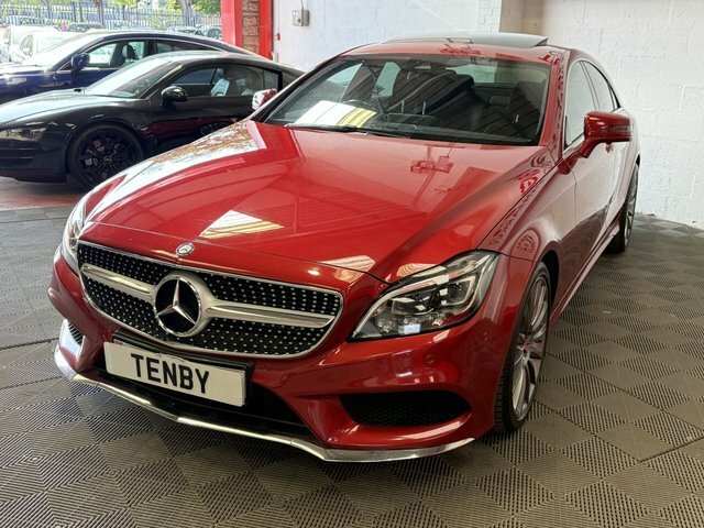 Mercedes-Benz CLS Cls220 D Amg Line Premium Red #3