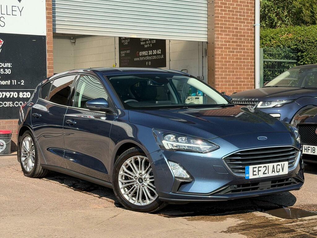 Ford Focus 1.0T Ecoboost Mhev Titanium X Edition Euro 6 Ss EF21AGV Blue #4