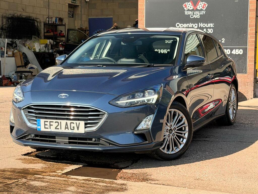 Ford Focus 1.0T Ecoboost Mhev Titanium X Edition Euro 6 Ss EF21AGV Blue #3