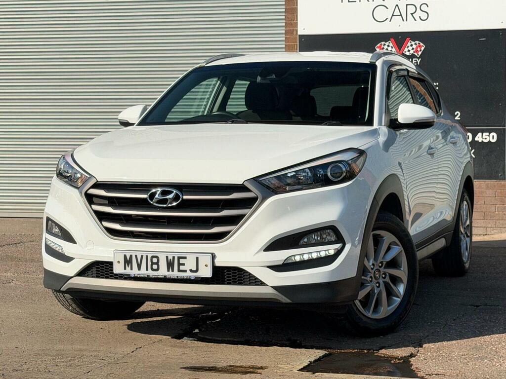 Hyundai Tucson 1.6 Gdi Blue Drive Se Euro 6 Ss White #3