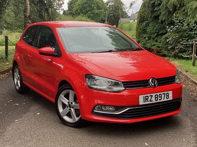 Volkswagen Polo 1.2 Tsi Bluemotion Tech Sel Hatchback M Red #3