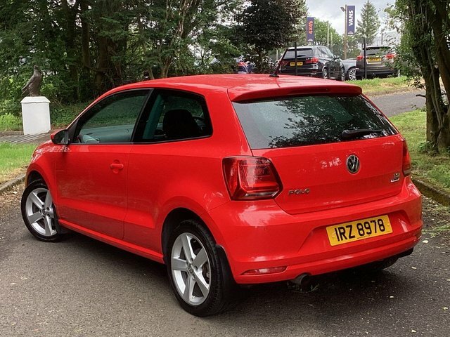 Volkswagen Polo 1.2 Tsi Bluemotion Tech Sel Hatchback M Red #4