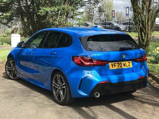 BMW 1 Series 1.5 116D M Sport Hatchback Dct Euro 6 Blue #4