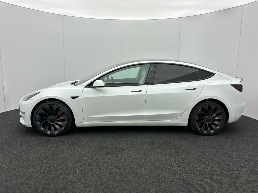 Tesla Model 3 Dual Motor Performance 4Wde Performanc White #6