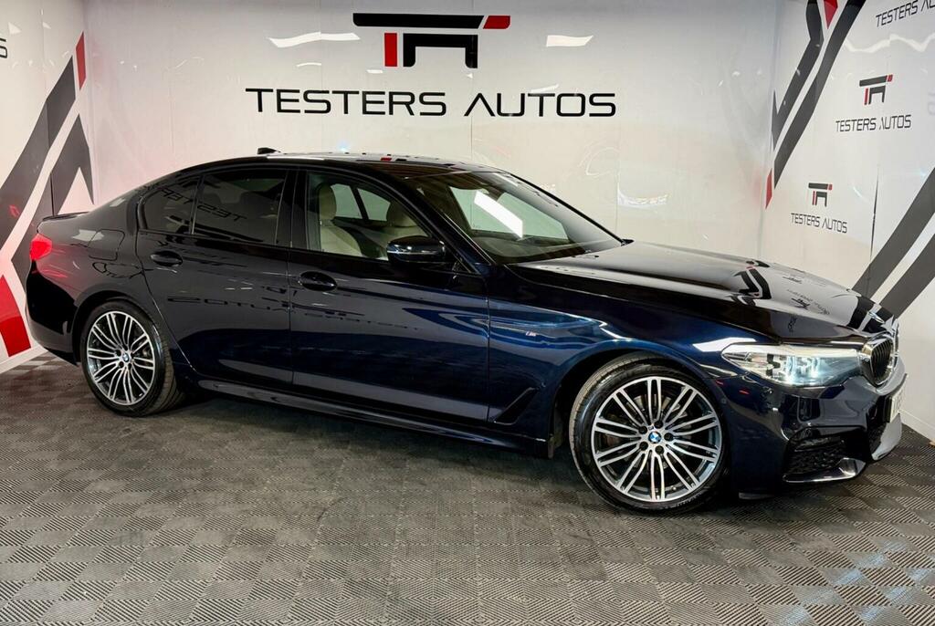 BMW 5 Series Saloon 2.0 520D M Sport Euro 6 Ss 201 Black