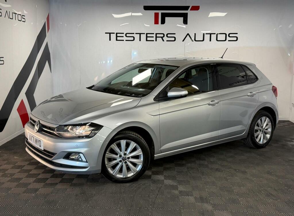 Volkswagen Polo Hatchback 1.0 Tsi Match Dsg Euro 6 Ss 2021 AV71MYO Silver #5
