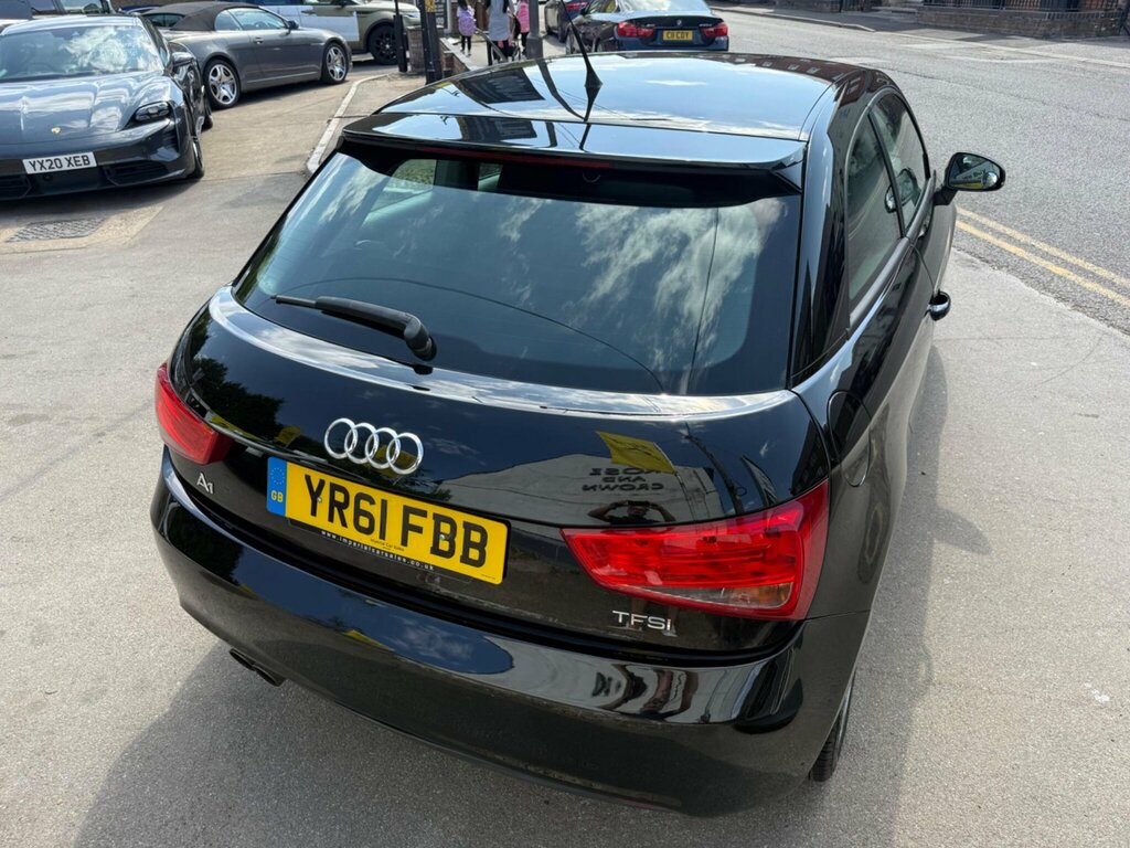 Audi A1 Hatchback Black #8