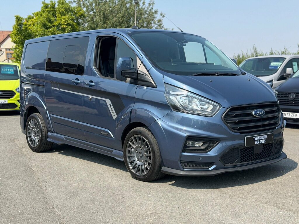 Ford Transit Custom 2.0 320 Ecoblue Ms-rt Crew Van Double Cab Dies Blue