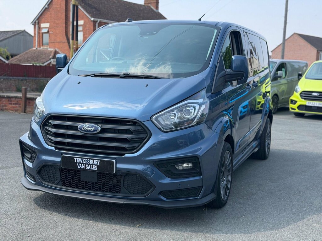Ford Transit Custom 2.0 320 Ecoblue Ms-rt Crew Van Double Cab Dies G5WDJ Blue #5
