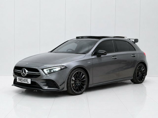 Mercedes-Benz A Class 2019 2.0 A35 Amg Premium Plus Hatchback Petr Grey #6