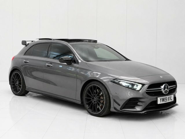 Mercedes-Benz A Class 2019 2.0 A35 Amg Premium Plus Hatchback Petr Grey