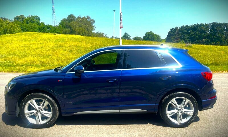 Audi Q3 Tfsi S Line Blue #5