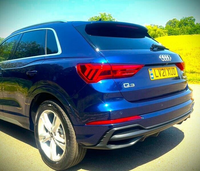 Audi Q3 Tfsi S Line Blue #6