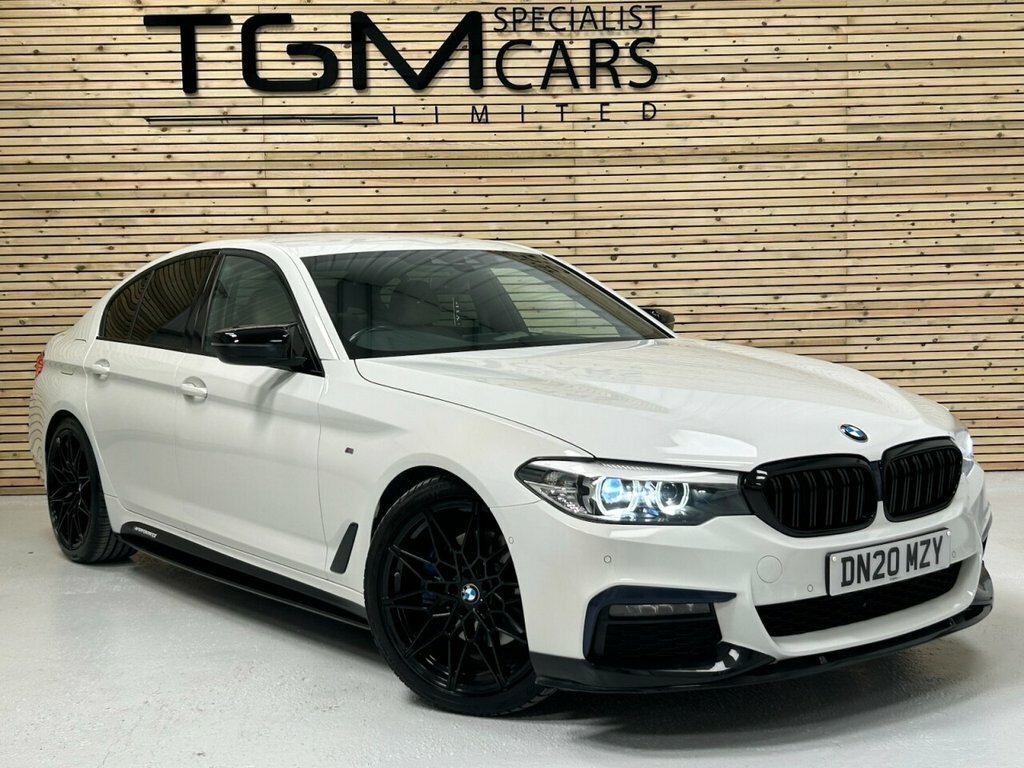BMW 5 Series 3L M Sport White #6