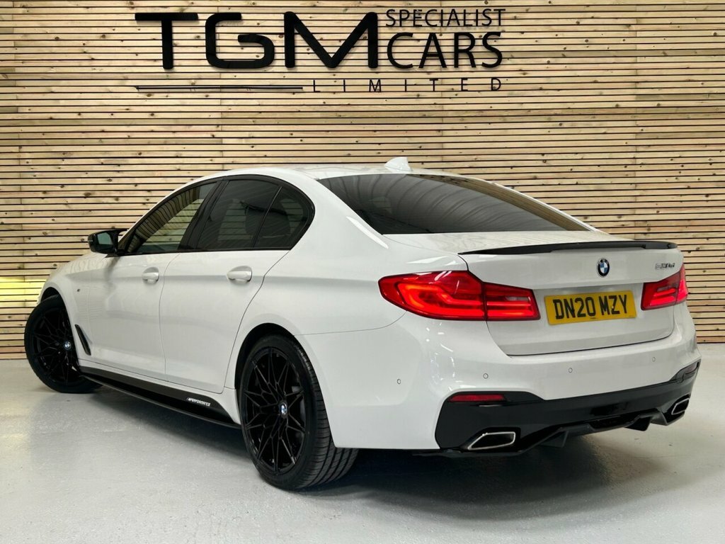 BMW 5 Series 3L M Sport White #4