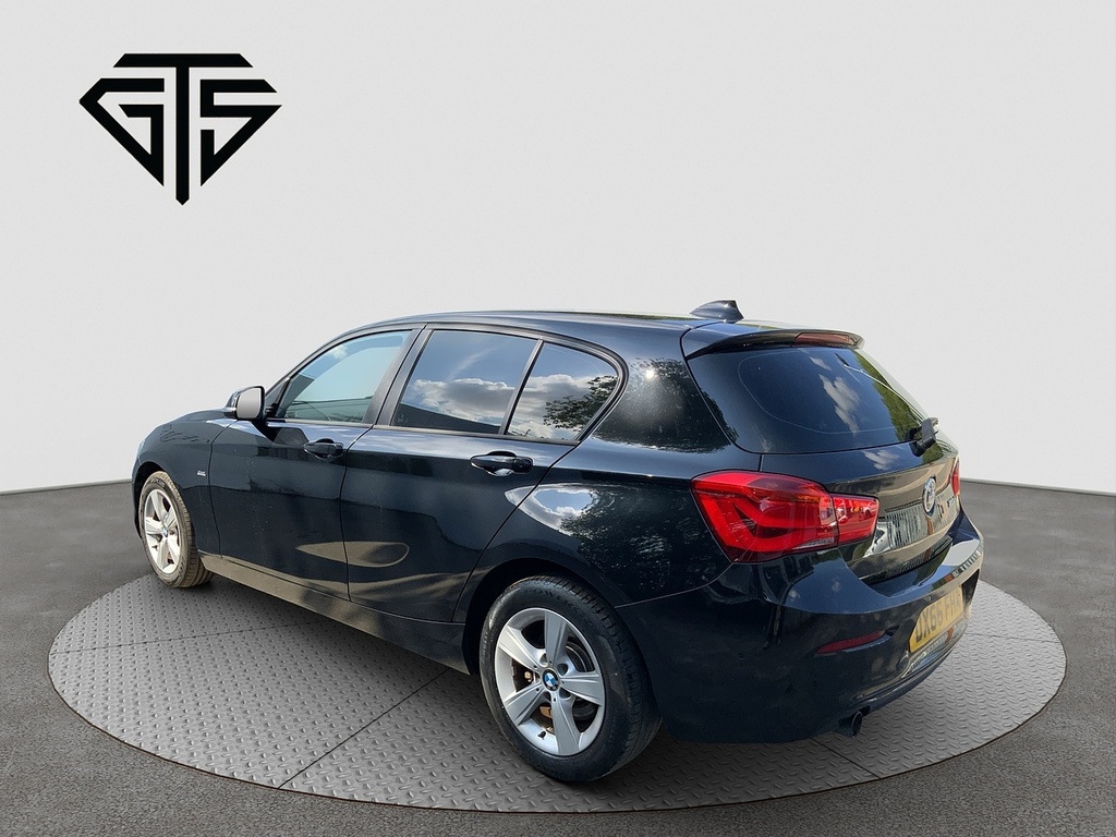 BMW 1 Series 118D Sports DX66FHA Black #5