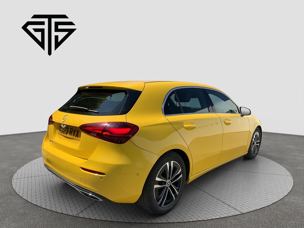 Mercedes-Benz A Class A200d Sport Yellow #3