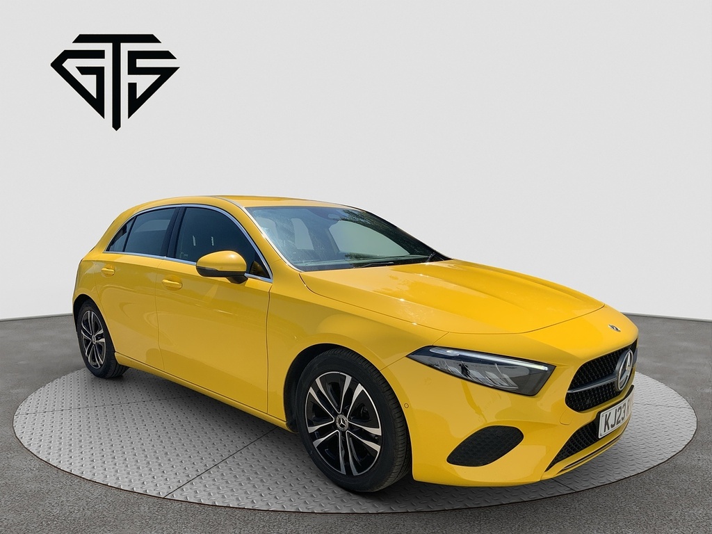 Mercedes-Benz A Class A200d Sport Yellow