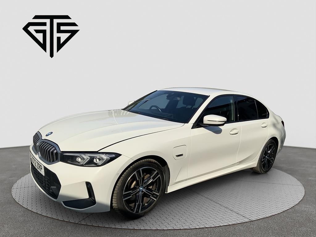 BMW 3 Series 330E M Sport White #6