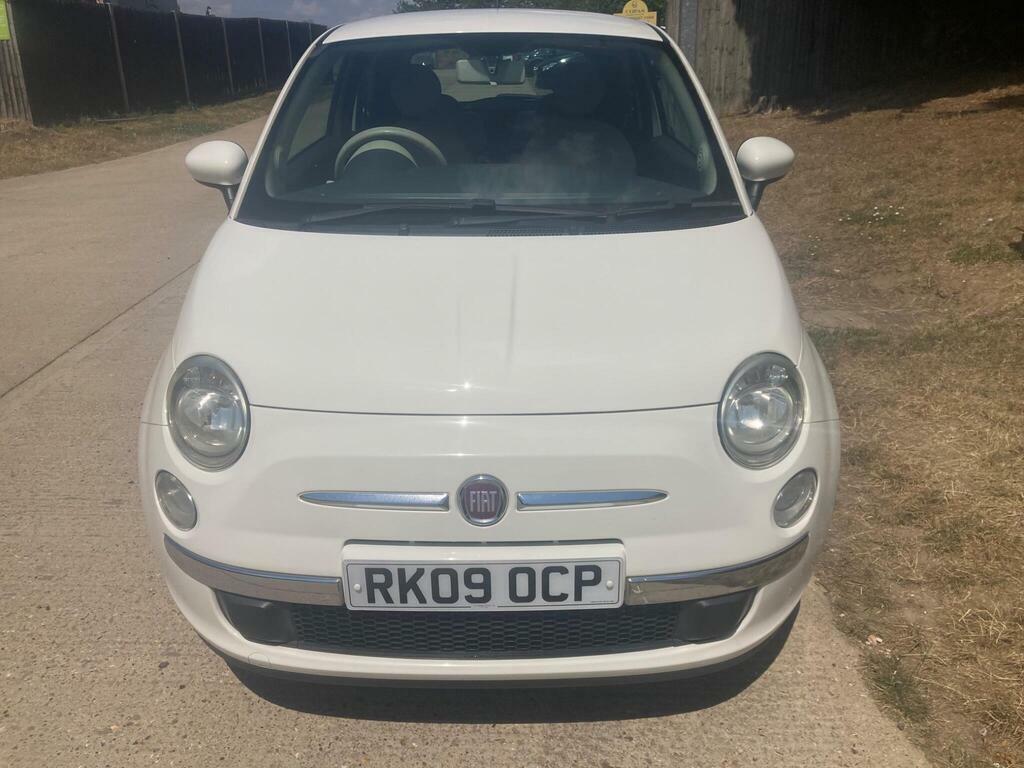 Fiat 500 1.2 Start And Stop Hatchback RK09OCP White #2