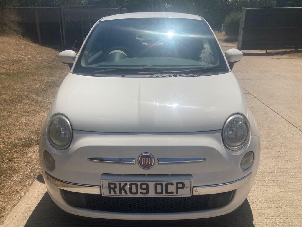 Fiat 500 1.2 Start And Stop Hatchback RK09OCP White #3
