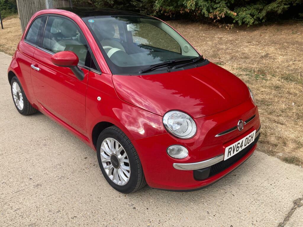 Fiat 500 1.2 Lounge Hatchback Red