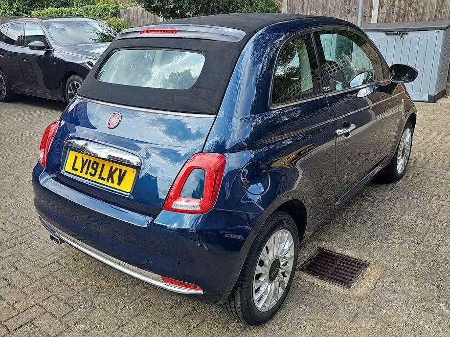 Fiat 500C 1.2 1.2 Lounge Dualogic Euro 6 Ss Blue #2