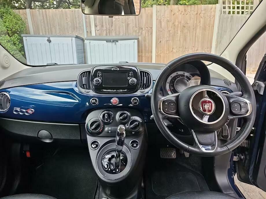 Fiat 500C 1.2 1.2 Lounge Dualogic Euro 6 Ss Blue #5