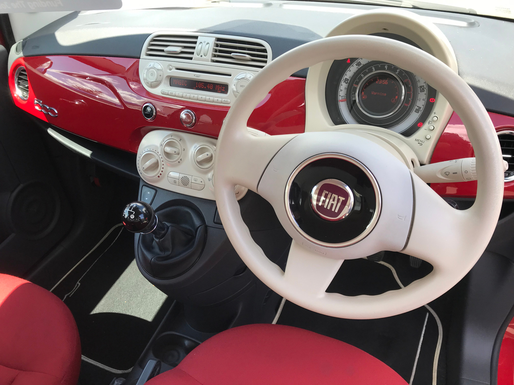 Fiat 500 1.2 Pop Hatchback Euro 6 Ss Red #4