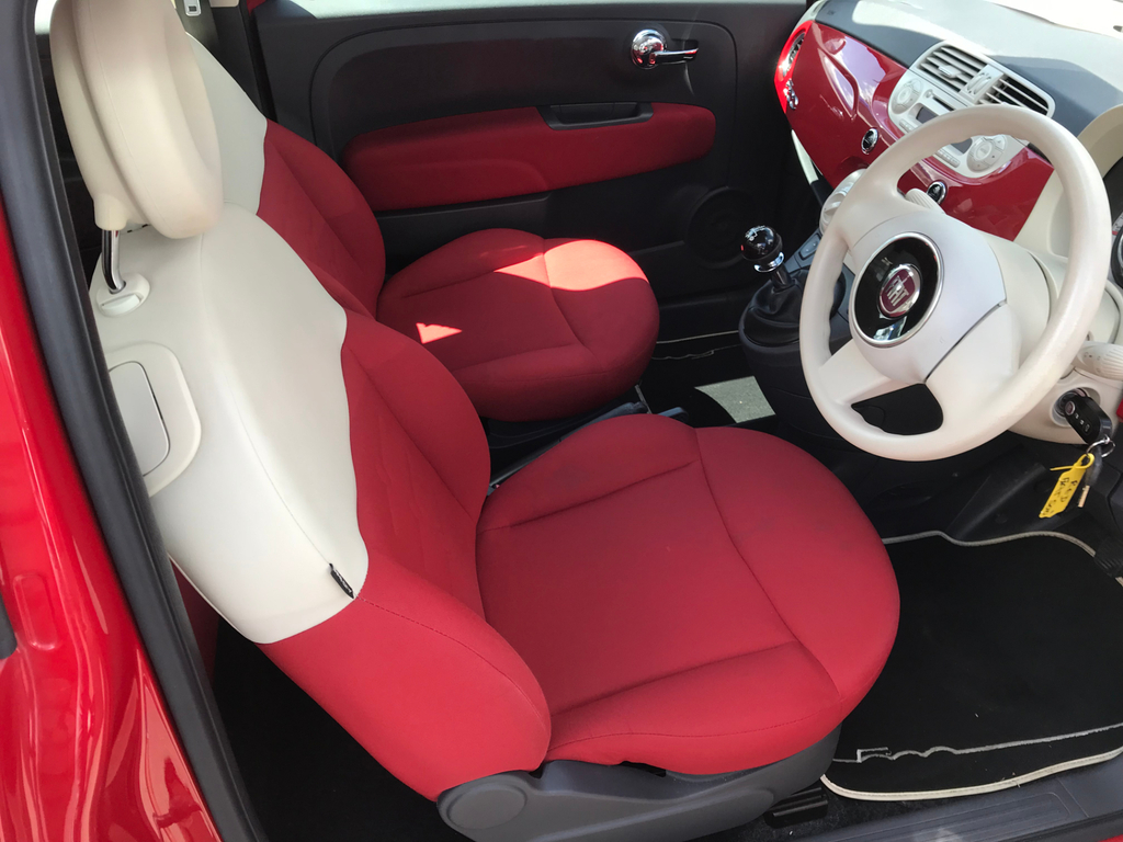 Fiat 500 1.2 Pop Hatchback Euro 6 Ss Red #3