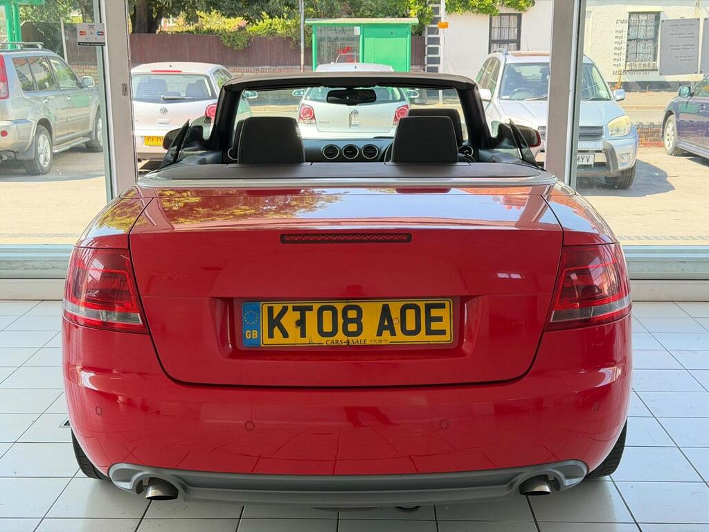 Audi A4 Cabriolet Convertible 2.0 Tdi S Line Multitronic 20080 Red #6