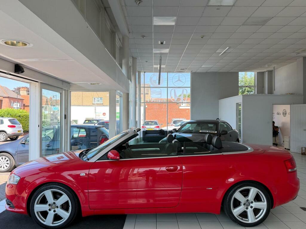 Audi A4 Cabriolet Convertible 2.0 Tdi S Line Multitronic 20080 Red #5