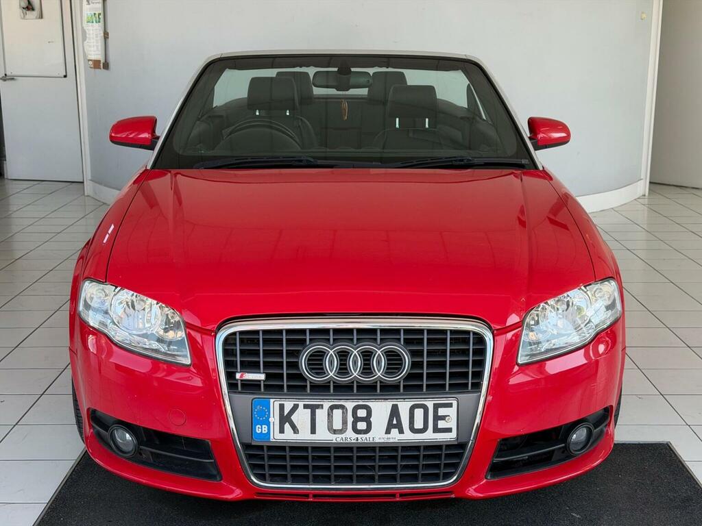 Audi A4 Cabriolet Convertible 2.0 Tdi S Line Multitronic 20080 Red #2