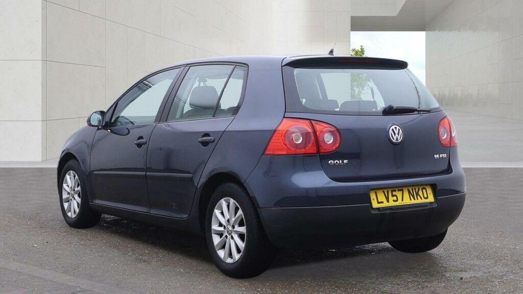 Volkswagen Golf Hatchback 1.6 Fsi Match 200757 Blue #3
