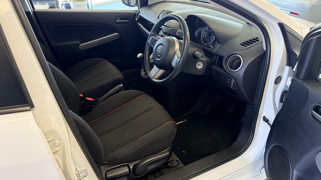 Mazda 2 Takuya White #6