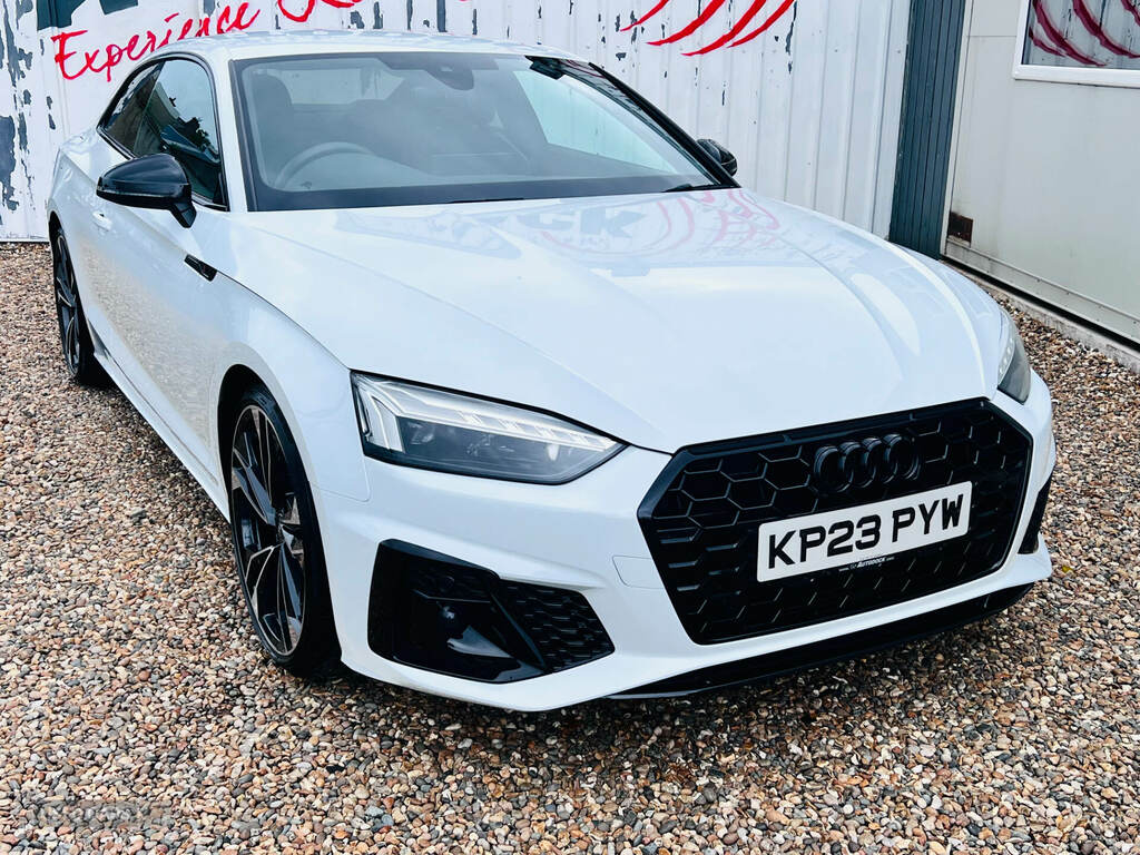 Audi A5 35 Tfsi Black Edition S Tronic KP23PYW White #2
