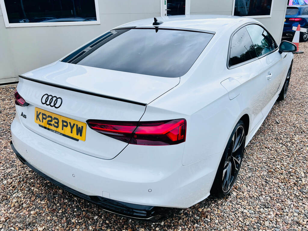 Audi A5 35 Tfsi Black Edition S Tronic KP23PYW White #5