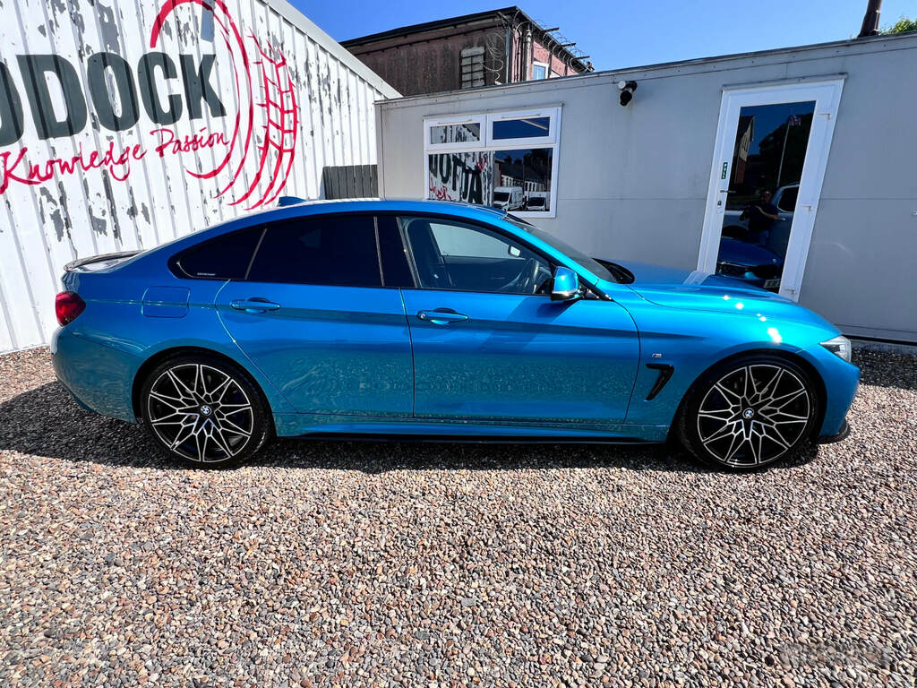 BMW 4 Series 420D 190 M Sport Professional Media Blue #3