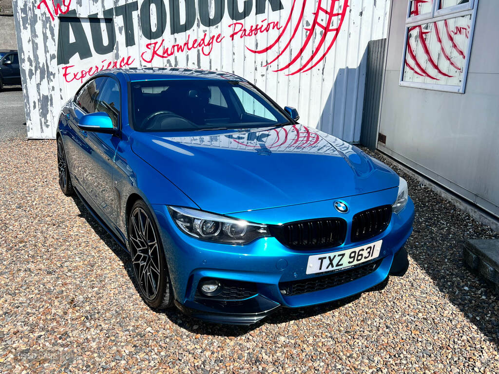 BMW 4 Series 420D 190 M Sport Professional Media Blue #2