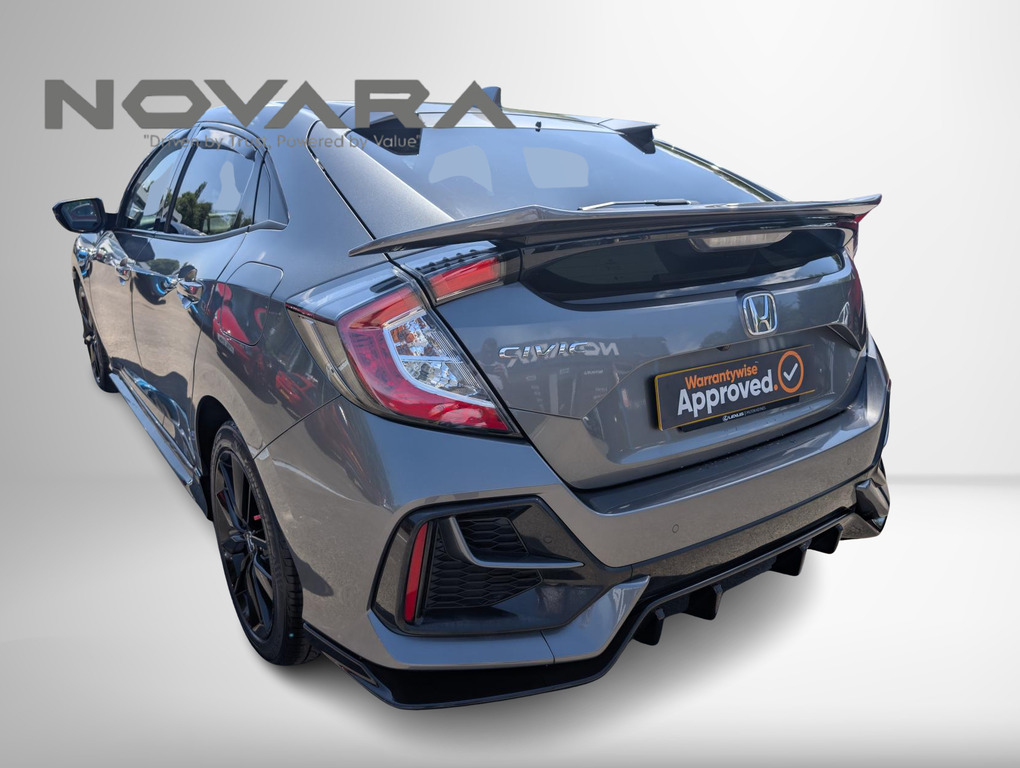 Honda Civic 1.0 Vtec Turbo Ex Sport Line Hatchback V069NXX Grey #6