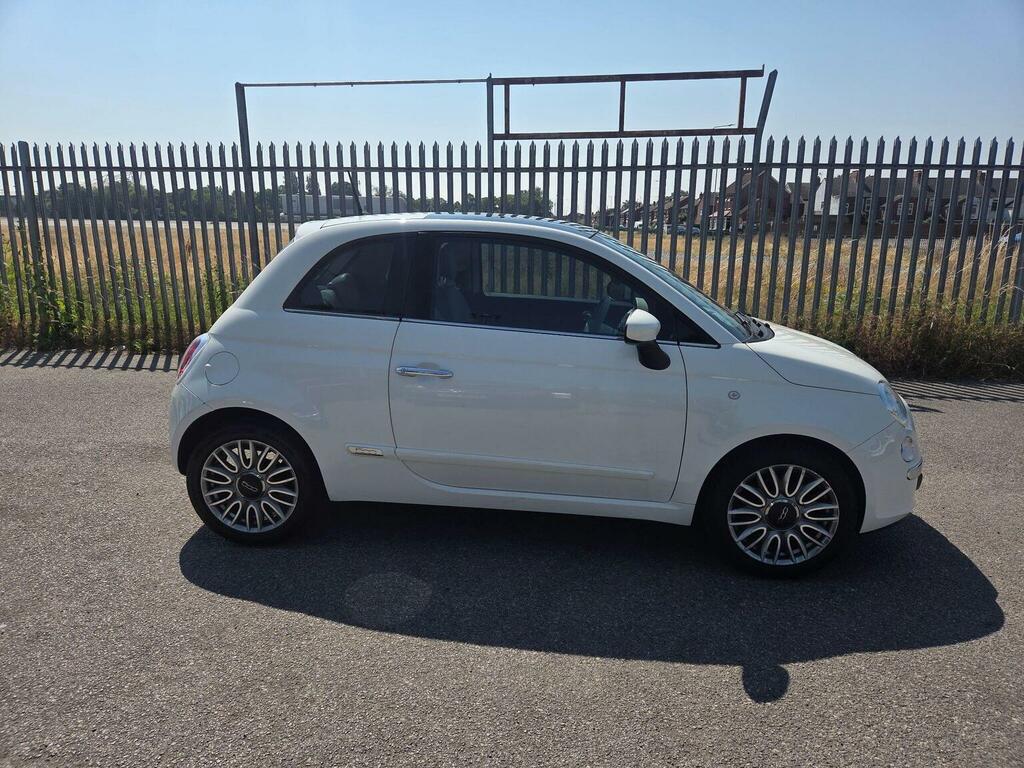 Fiat 500 1.2 Lounge Dualogic Euro 6 Ss White #2
