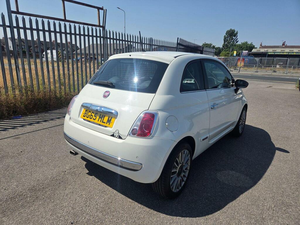 Fiat 500 1.2 Lounge Dualogic Euro 6 Ss White #3